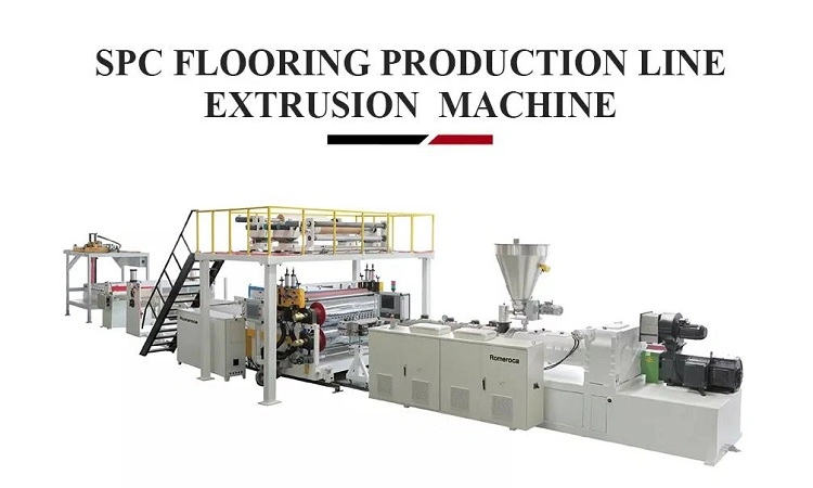 Spc Flooring Production Line Extrusion Machine Spc Flooring Making Machine