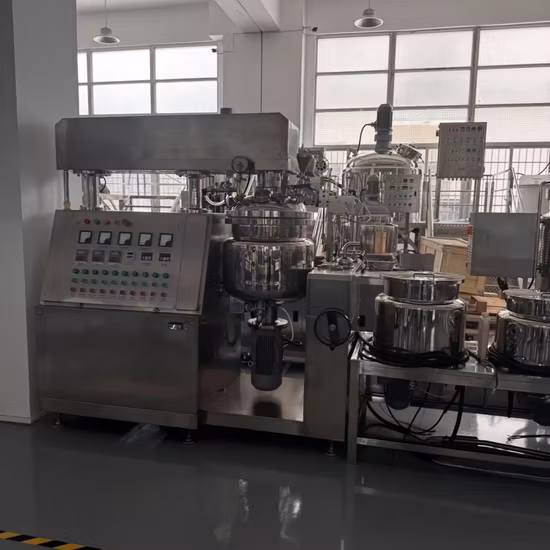 50L Cosmetics Vacuum Homogenizing Emulsifier Face Cream Lotion Mixing Machine Price 10% off